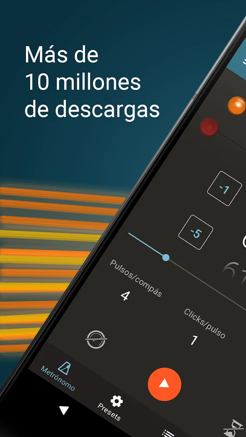 Captura de pantalla de Metronome Beats para Android