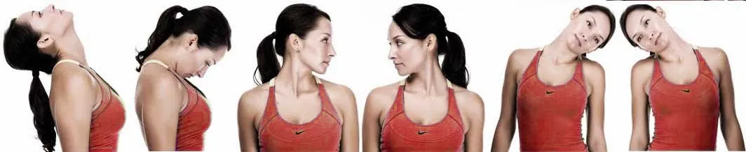 Ejercicios de estiramiento de cuello antes de cantar